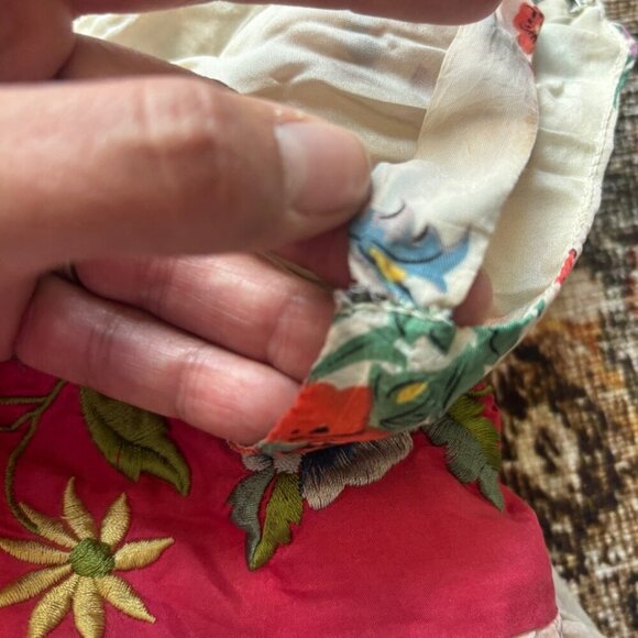 Johnny Was 100% Silk Floral Dress Women's Size Small - Picture 13 of 15